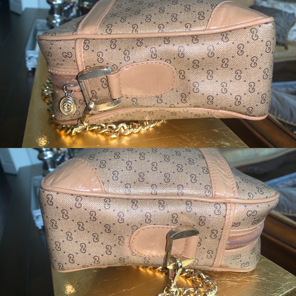 Vintage Large Microguccisima crossbody camera bag - Picture 6 of 9